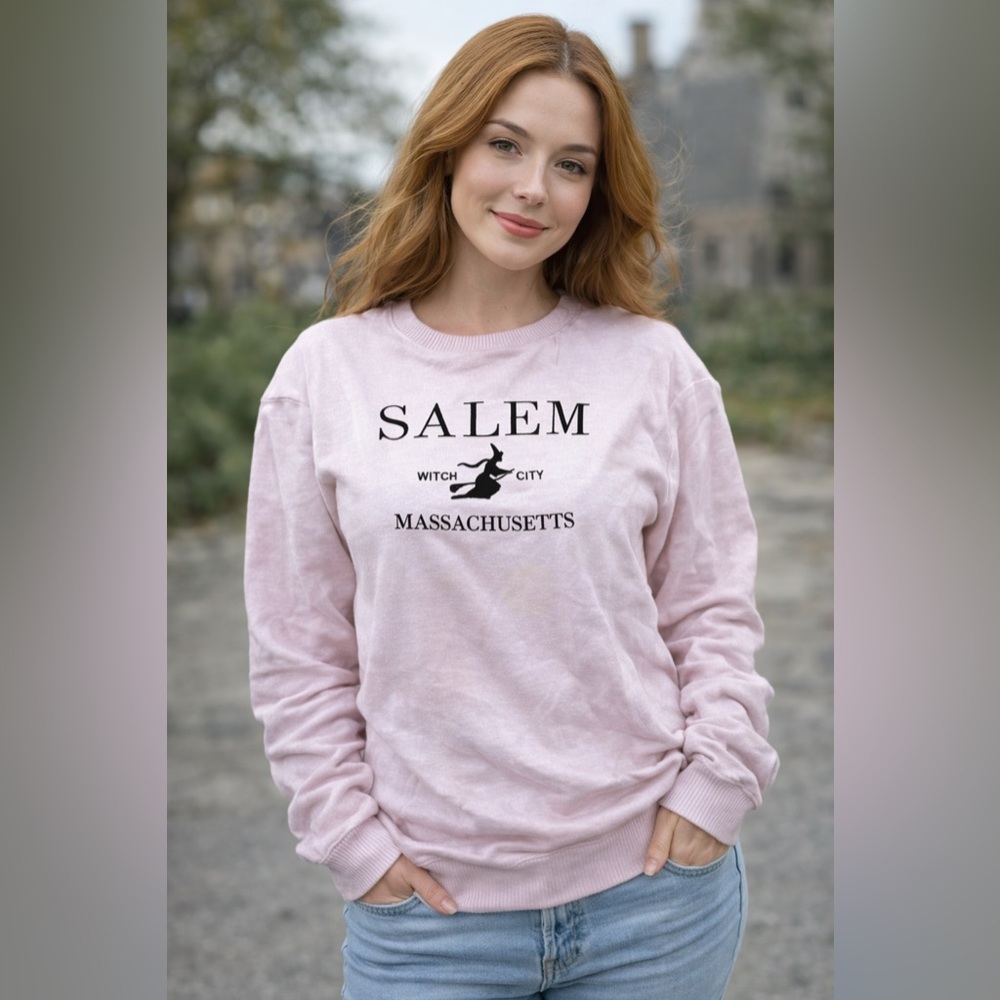 Salem Witch City Pink Sweatshirt